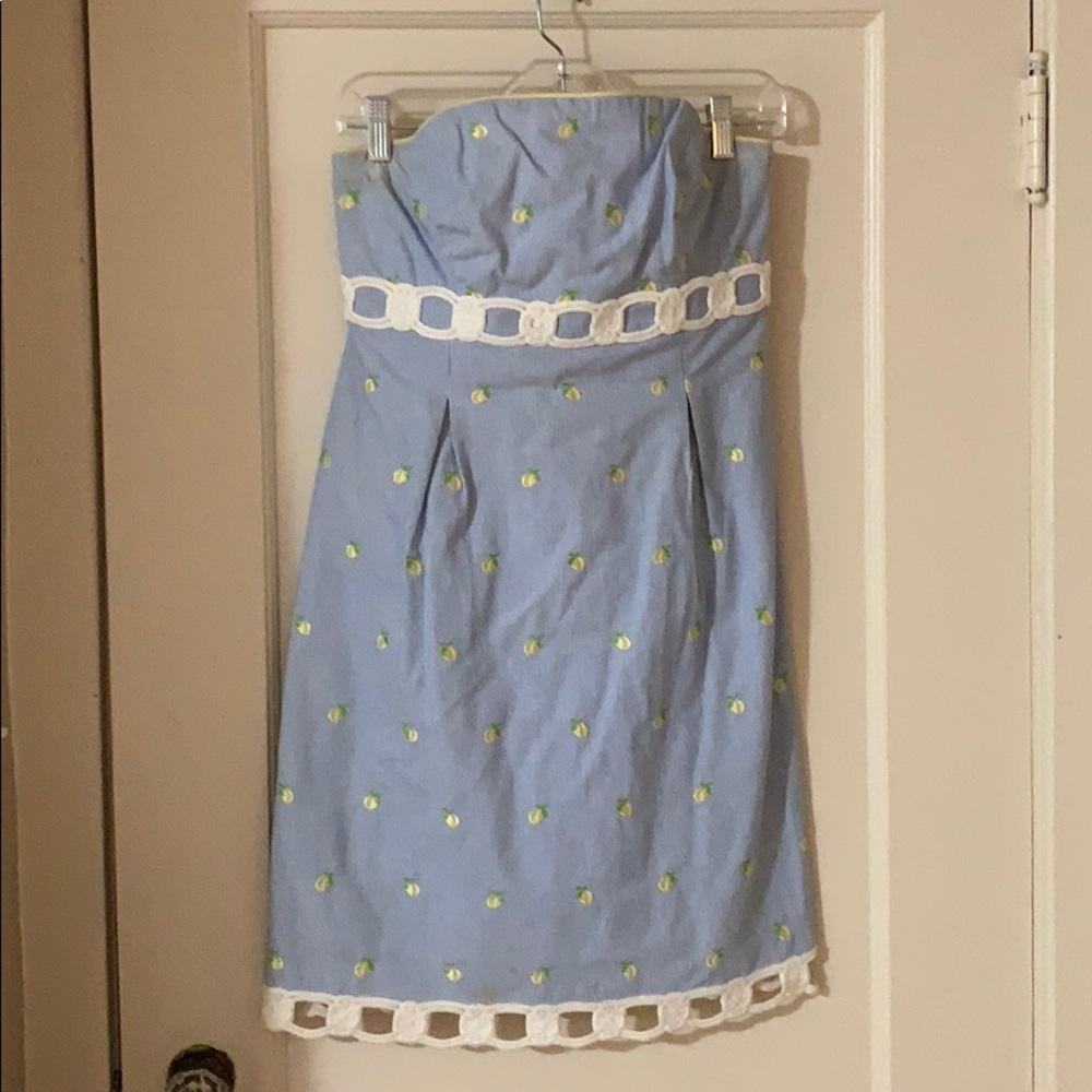 Strapless Lily Pulitzer dress